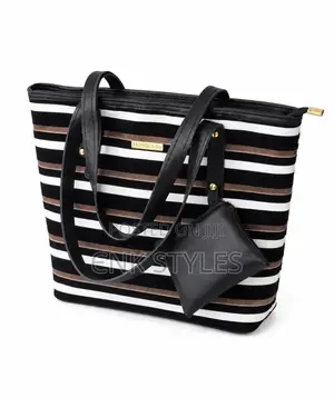 Strapped Canvas Tote Bag
