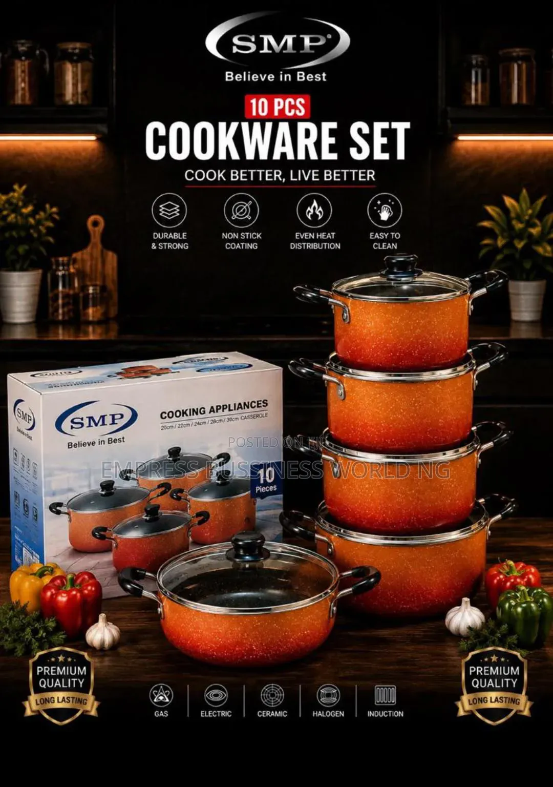 Healthy Non-Stick Cookware Set