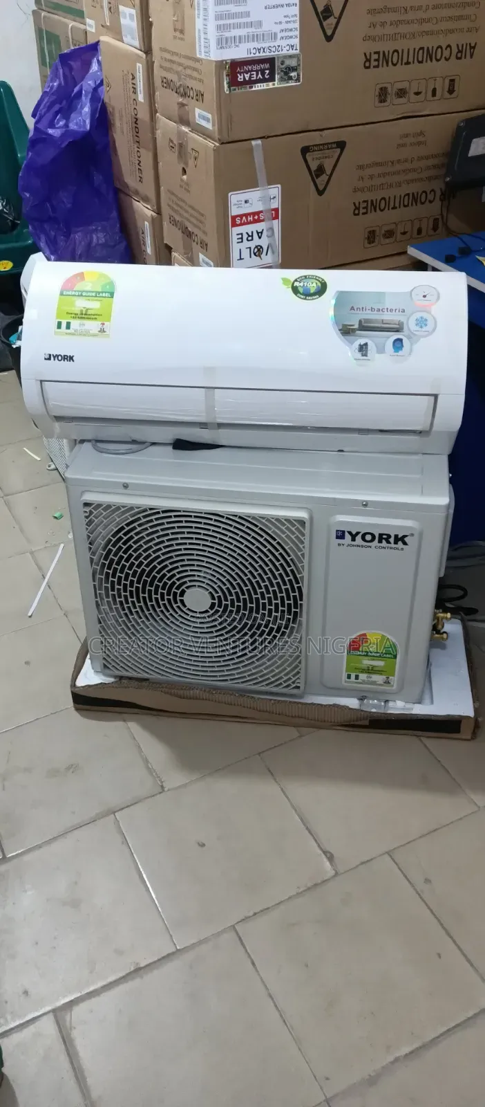 York Split Unit Ac Low Voltage,Fully Coper,Fast Cooling,R410