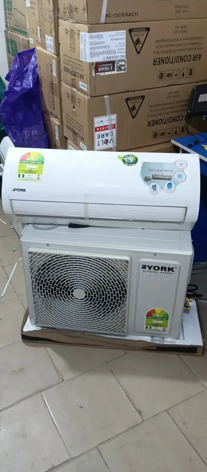 York Split Unit Ac Low Voltage,Fully Coper,Fast Cooling,R410