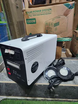 All Top 1000watts Solar Generator With 1unit of 180watts Panel,2bulbs