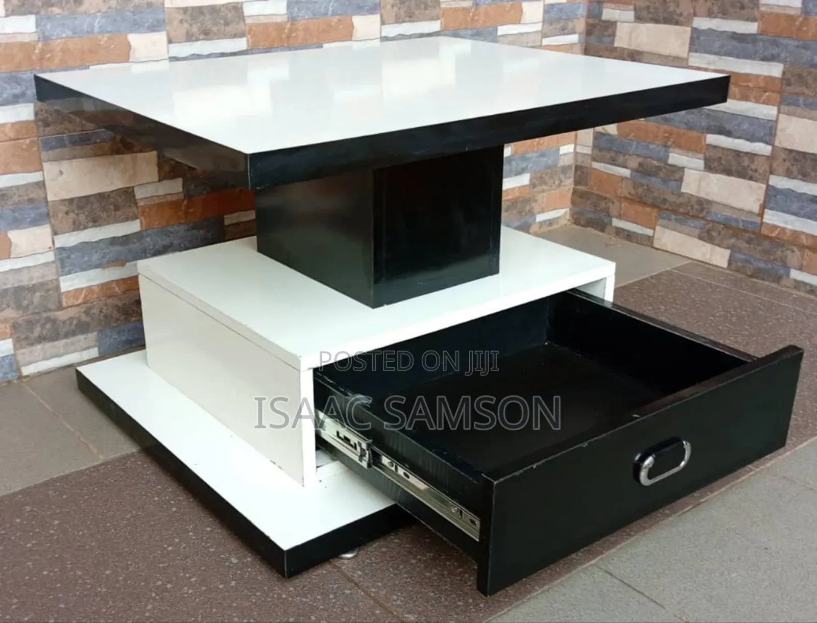 Modern Center Table With Storage Drawer