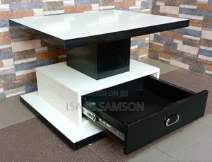 Modern Center Table With Storage Drawer