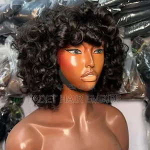 Luxury Curly Bob Wig – Effortless Elegance 