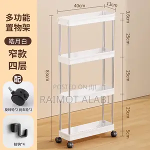 Four Layers Trolley Storage Rack