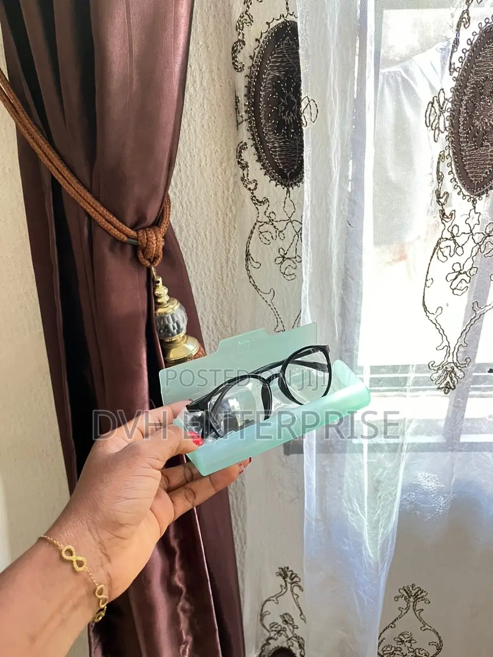Black Reading Glass With Anti Blue Light Protect