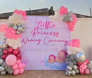 Baby's Naming Ceremony Balloon Decoration