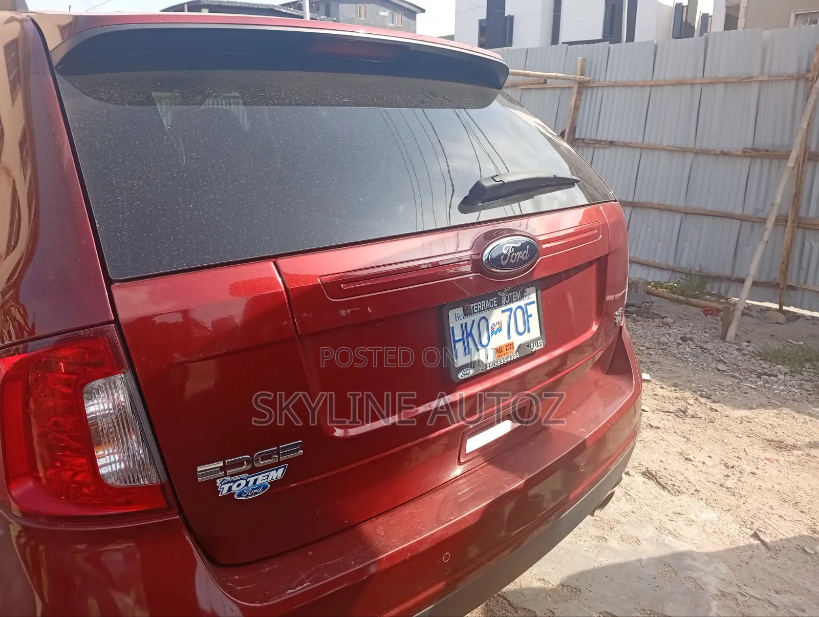 Ford Edge 2014 Red