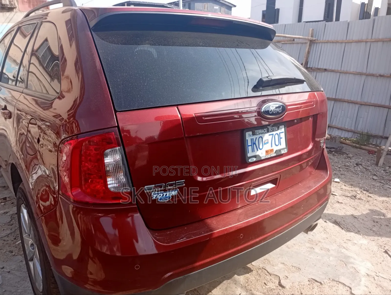 Ford Edge 2014 Red
