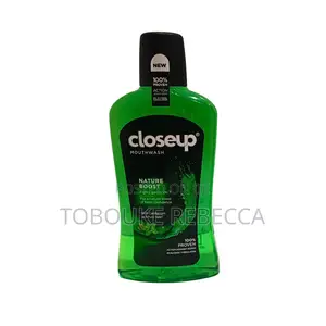 Closeup Nature Boost Mouthwash With Cardamom Pure Tulsi