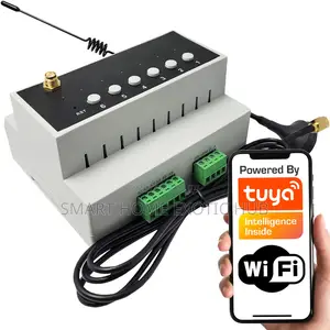 Tuya Smart Wifi Hotel Room Control Unit 6ch With External Antenna