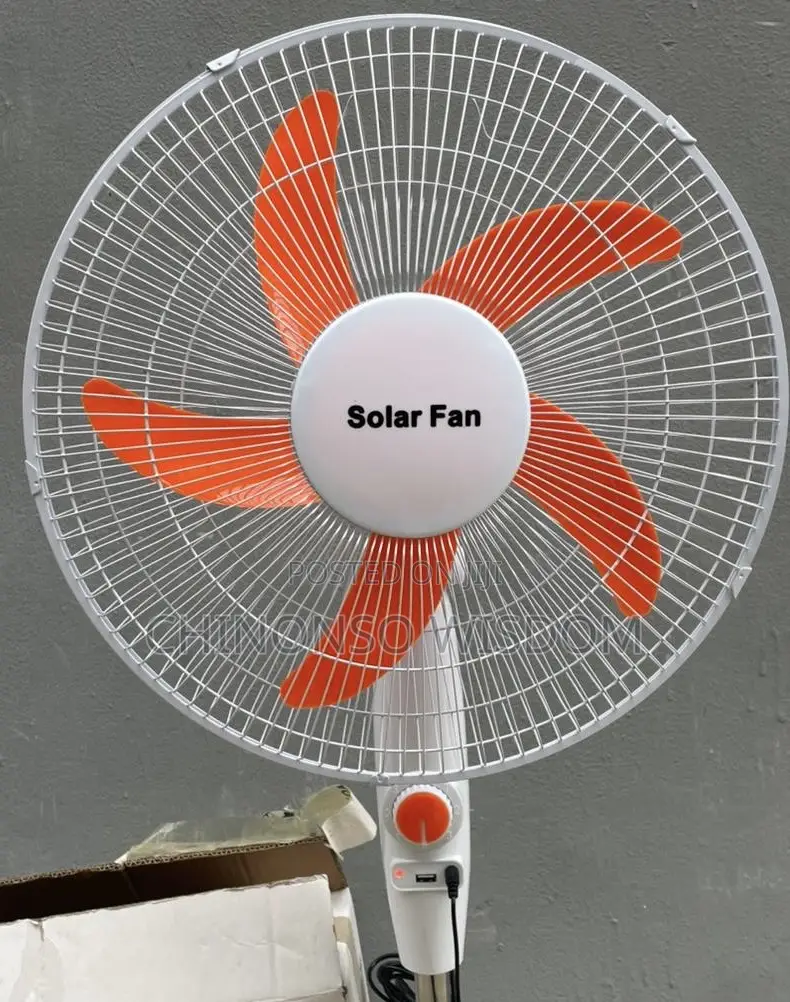 16 Inches Rechargeable Solar Fan