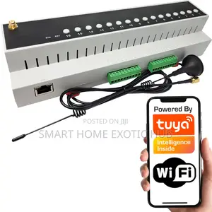Tuya Smart Wifi Hotel Room Control Unit 16ch With External Antenna