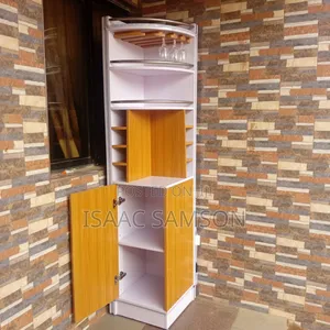 Wine Bar With Edge Lighting