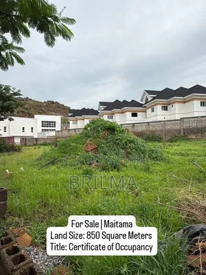 800sqm Land in Maitama for Sale