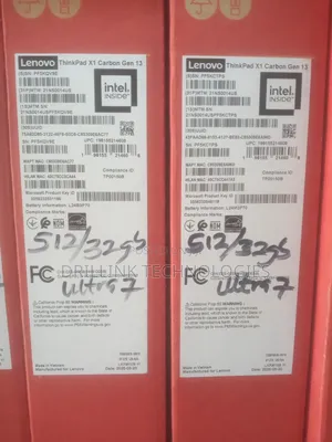 New Laptop Lenovo ThinkPad X1 Carbon 32GB Intel Core Ultra 7 SSD 512GB