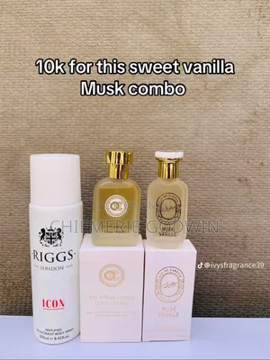 3-in-1 Sweet Vanilla & Musk Fragrance Combo Set For Women