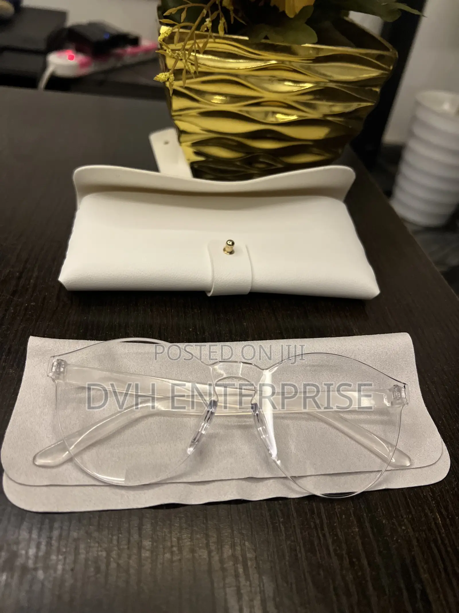 Flat Top Crystal Cat Eye Glasses