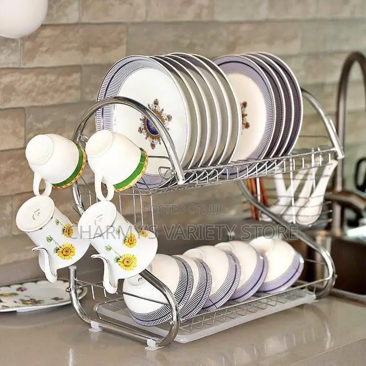 22 Inches Anti Rust Stainless Plate Rack