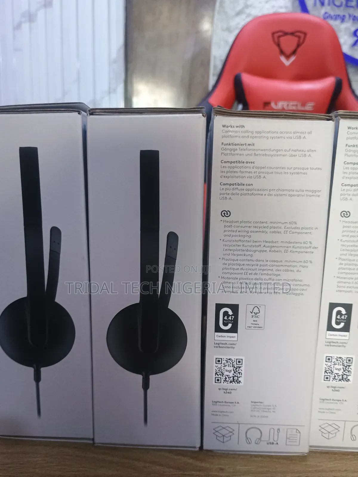 Logitech H340 Usb Stereo Headset With Noise-Cancelling Microphone