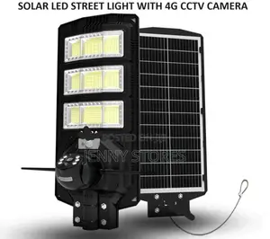 2-in-1 Ai Solar Camera With 450w Street Light