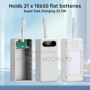 21pcs 18650 Battery Box Diy Mobile Power Case Solderless 22.5w Fast