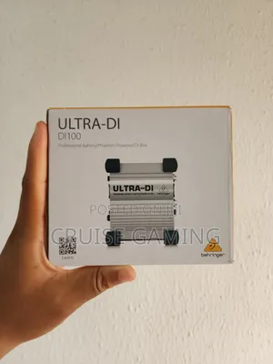 Behringer Active Powered Di Box Ultra Di100 Battery/48v Phantom Power
