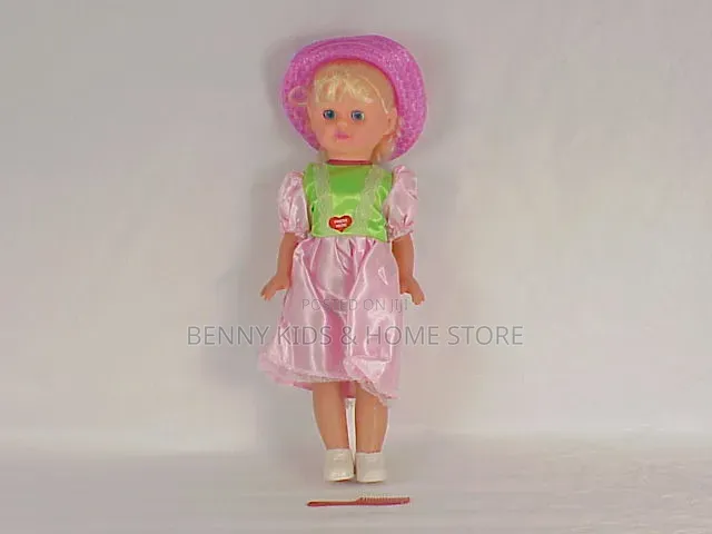 Big Baby Girl Doll With Cap