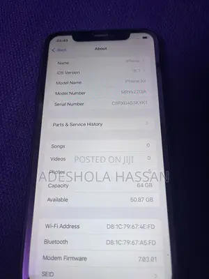 Apple iPhone XR 64 GB Black