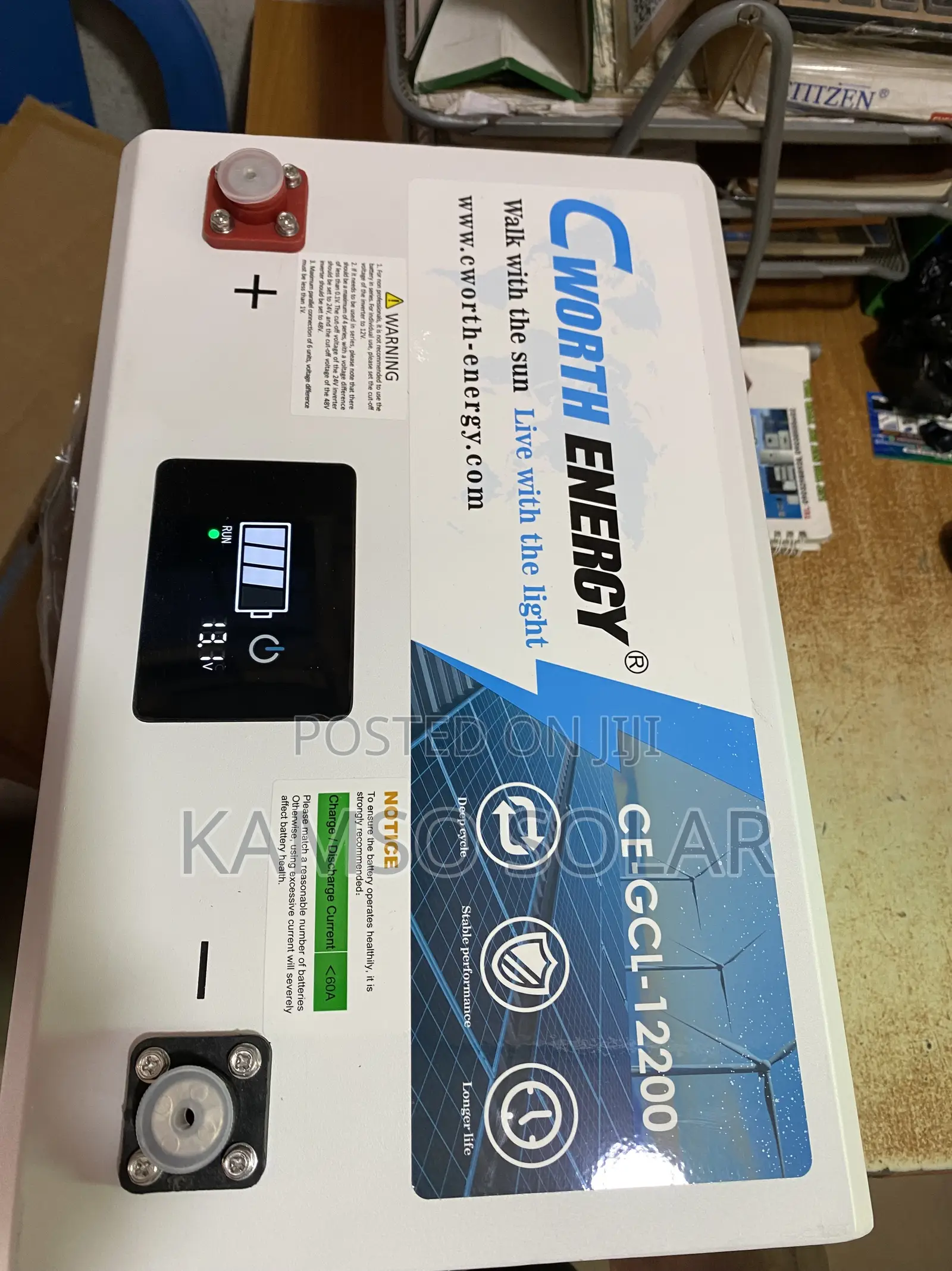 2.5kwh 12v Cworth Lithium Battery