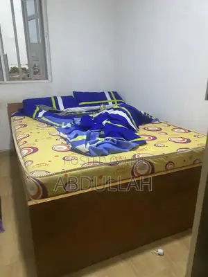 Neatly Used 4.5 by 6 Bed Frame Made in Factory