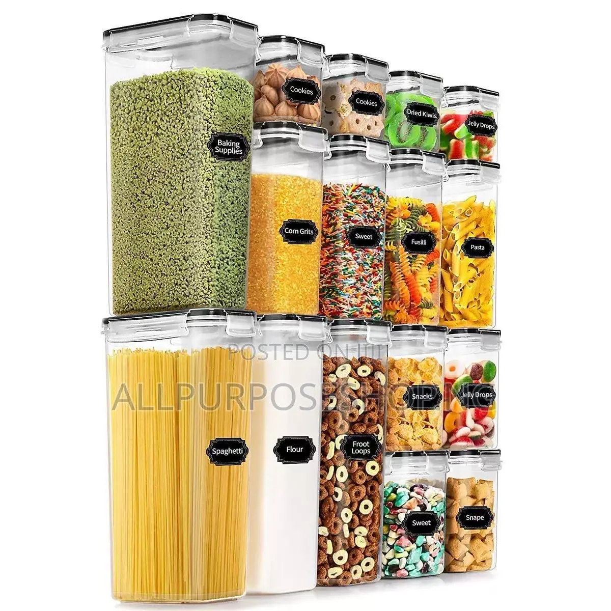 24pcs Storage Container