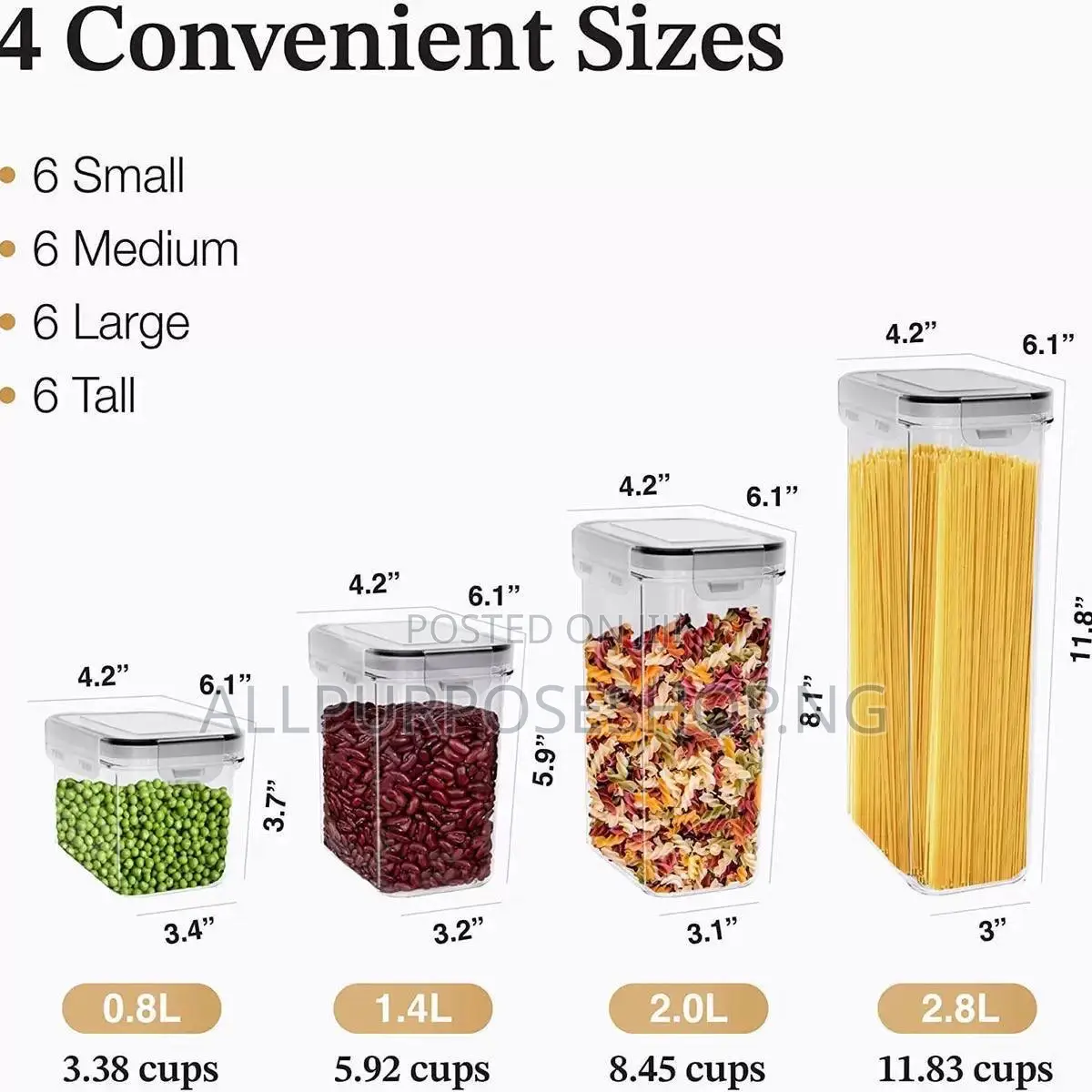 24pcs Storage Container
