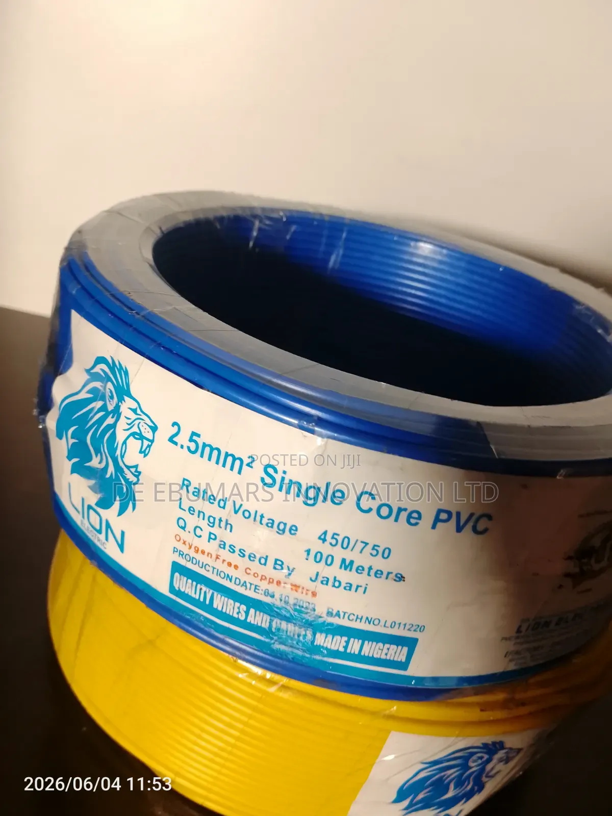 2.5mm2 Single Core PVC