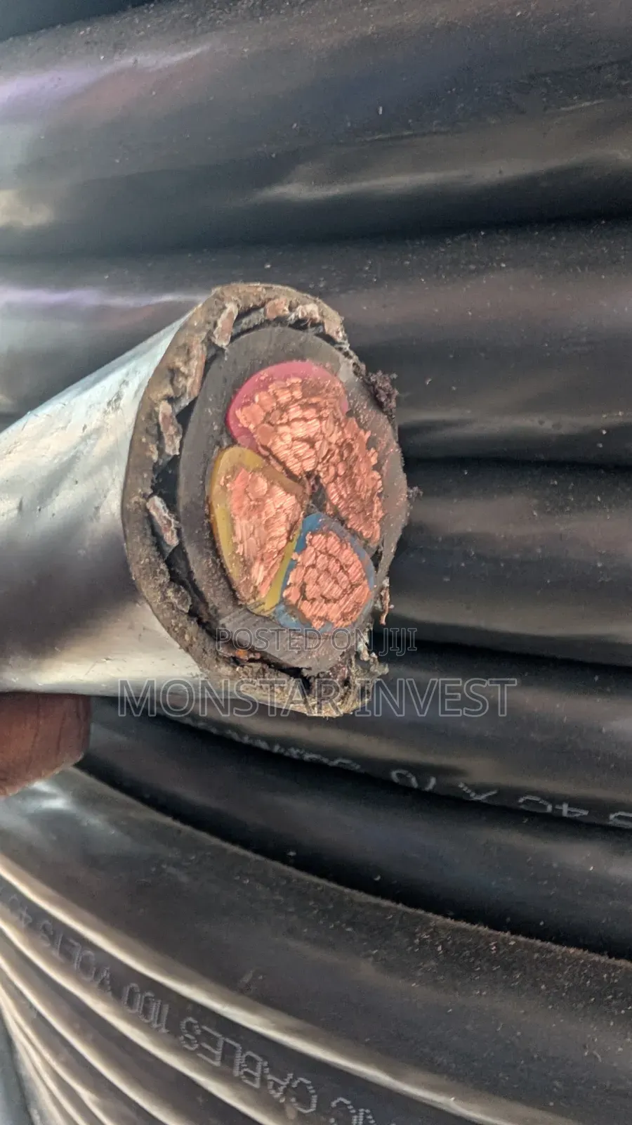 Drum of Armored Cable