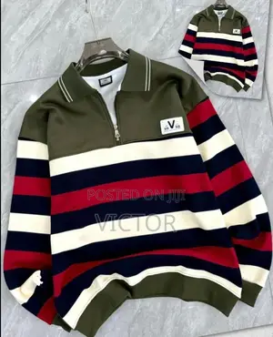 Long Sleeve Knitted Collar Pullover
