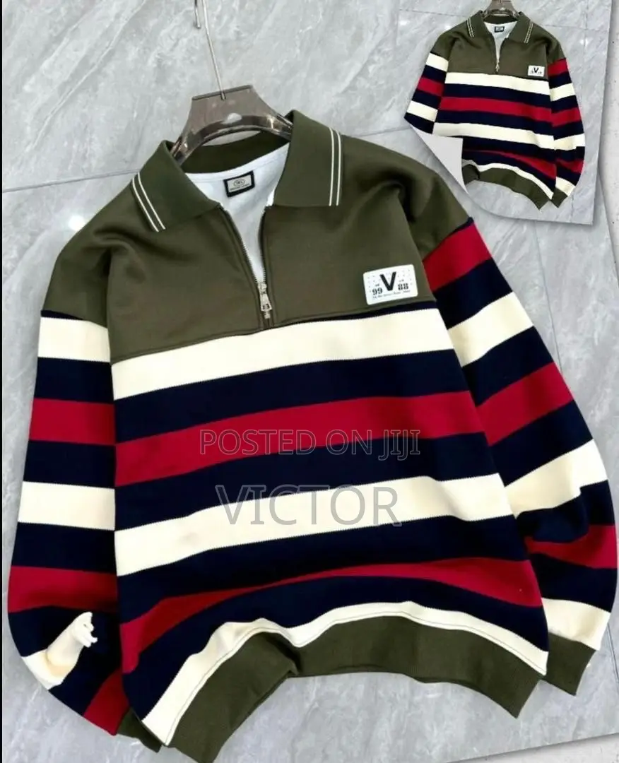 Long Sleeve Knitted Collar Pullover