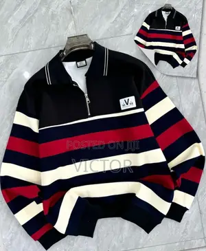 Long Sleeve Knitted Collar Pullover