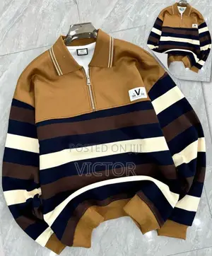 Long Sleeve Knitted Collar Pullover
