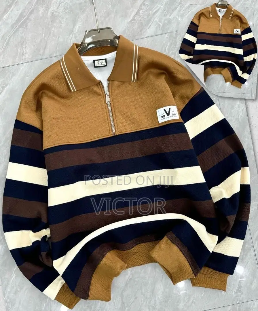Long Sleeve Knitted Collar Pullover