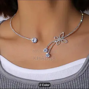 Luxurious, Fashionable, and Elegant Ball Bling-Bling Butterfly Choker.