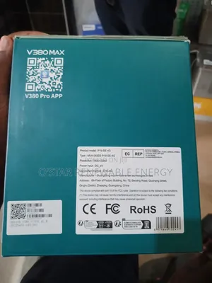 V380 Max 3lens Solar CCTV Camera