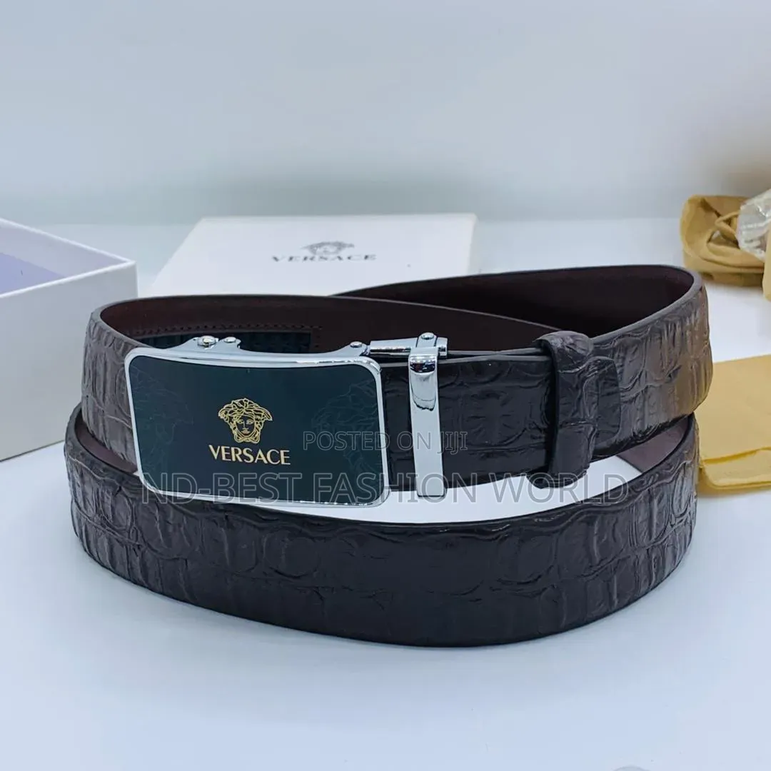 Coffee Leather Belt