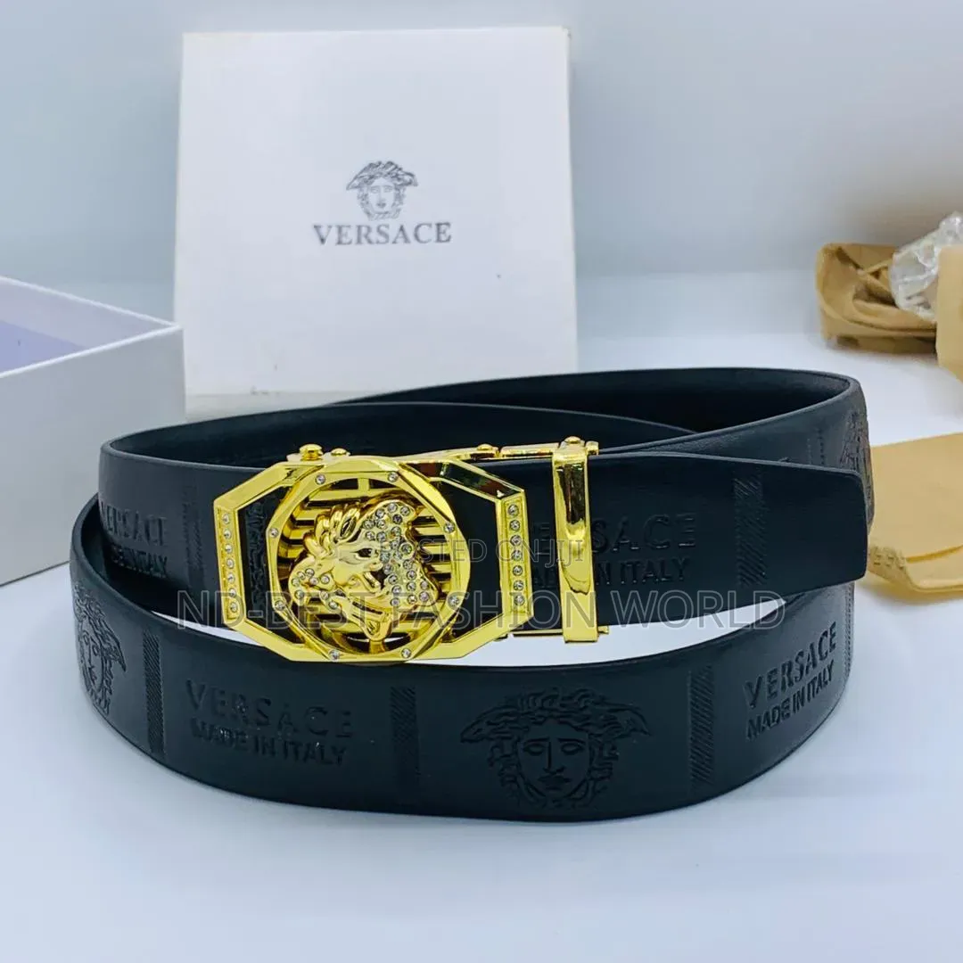 Coffee Leather Belt