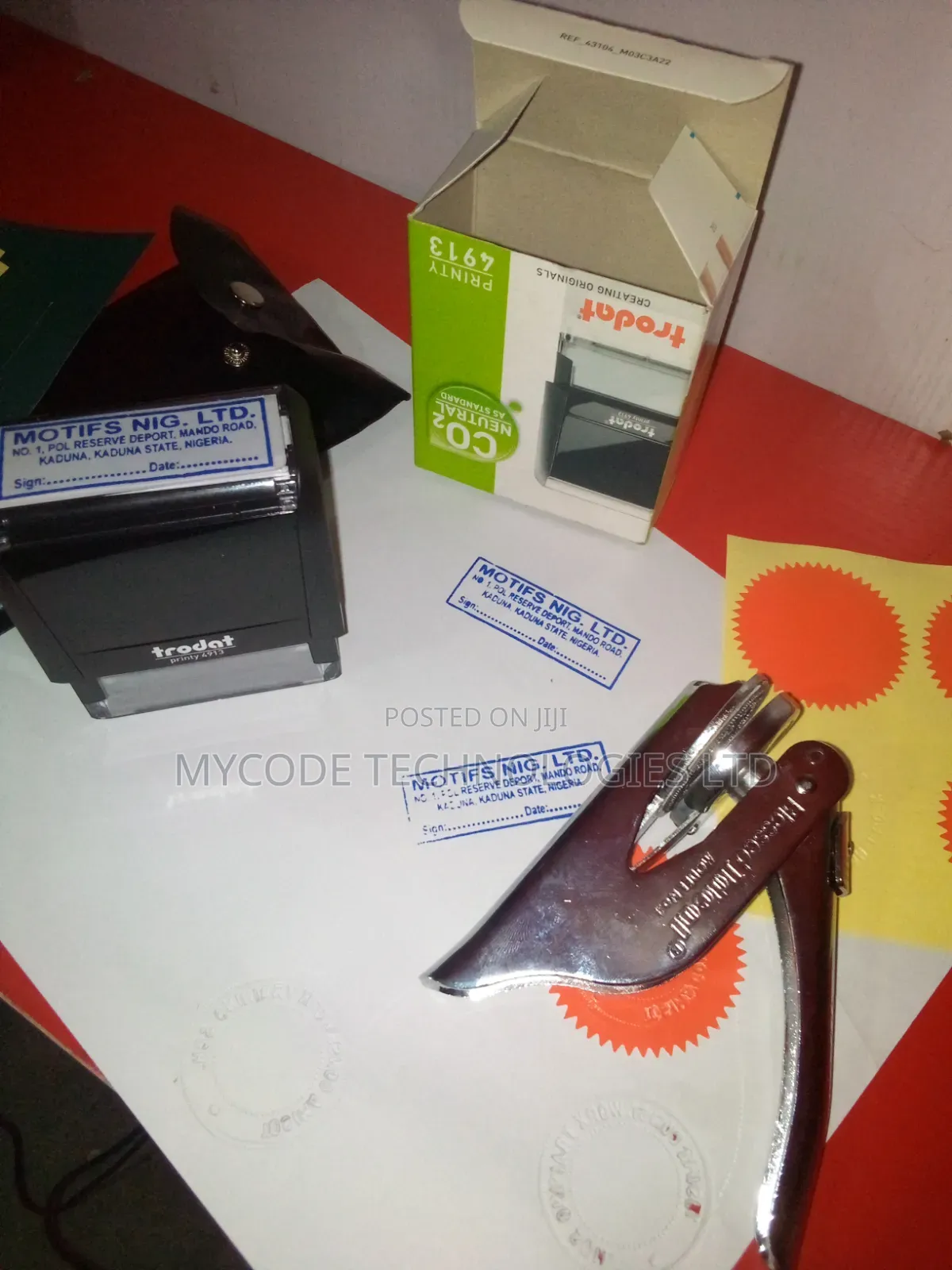 Data Self Inking Stamps