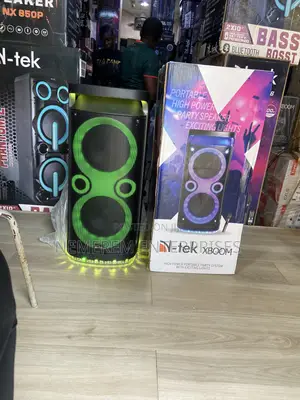 Brand New N-Tek Xboom High Power Speaker With Led Bottom Strip