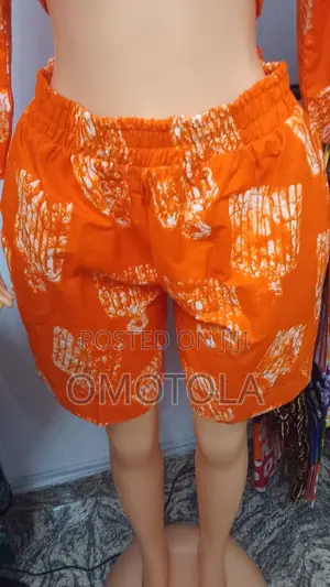 Golden Glow and Tangerine Breeze Casual Co-Ord Set