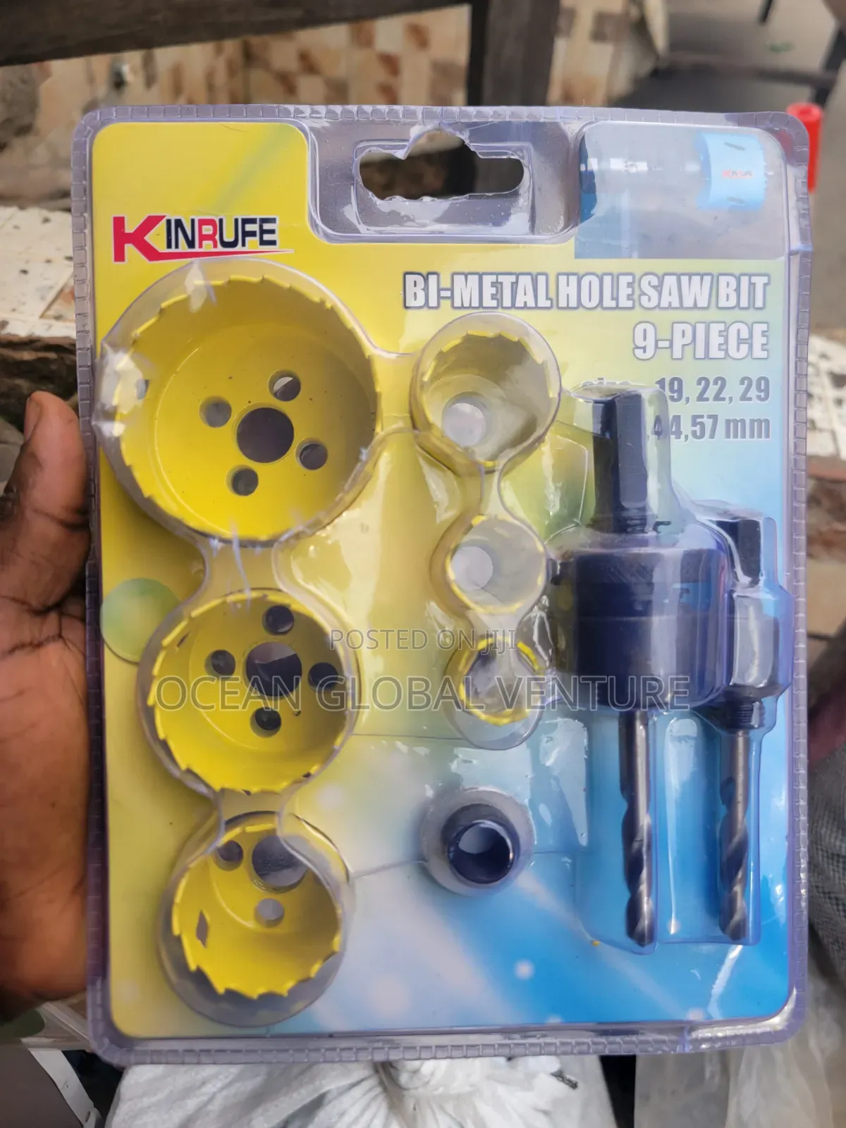 9 Pcs Metal And Wood Hole Saw