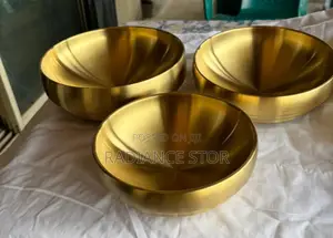17cm Gold Insulated Stainless Bowl