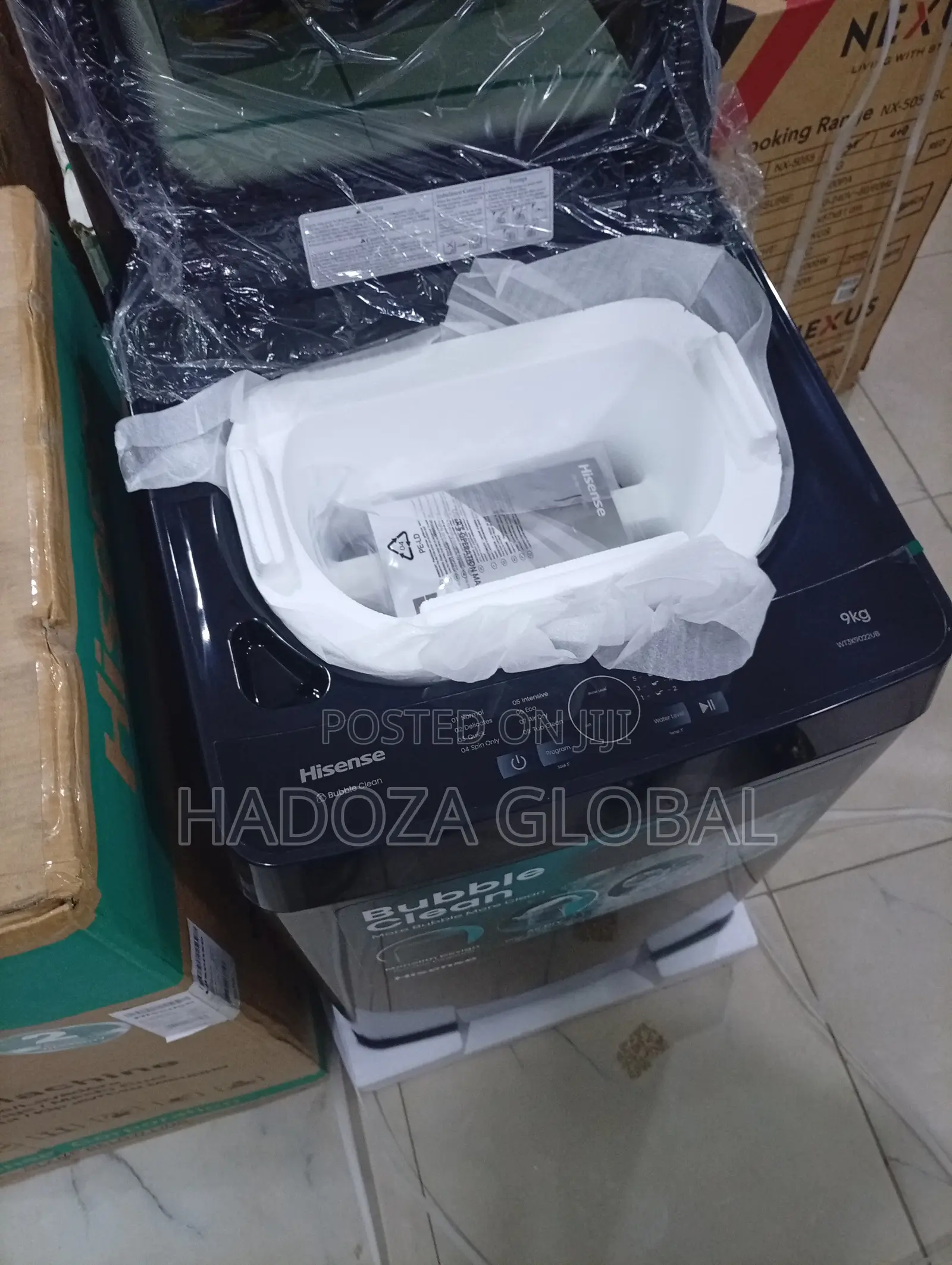 Brand New Hisense 9kg Automatic Washing Machine With Durable Drum